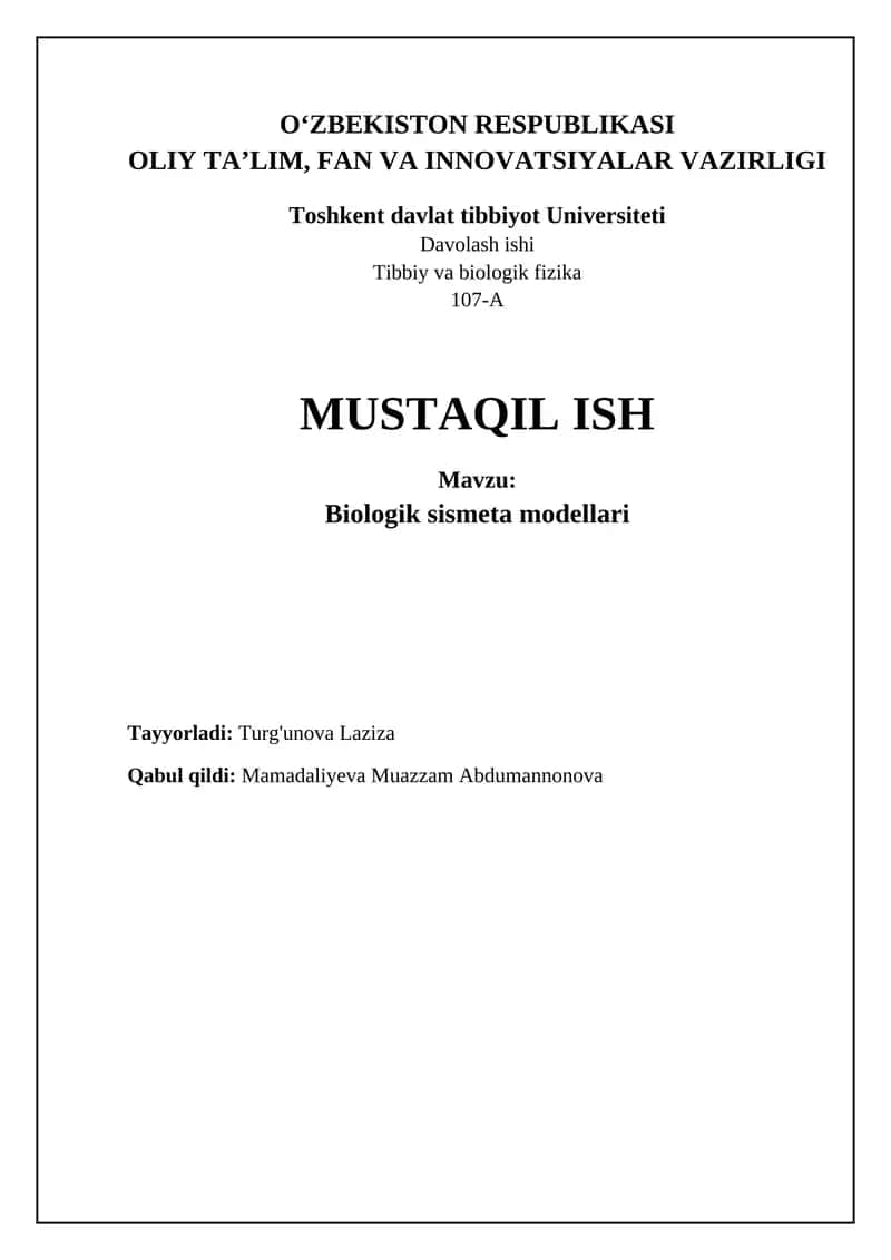 Biologik sismeta modellari