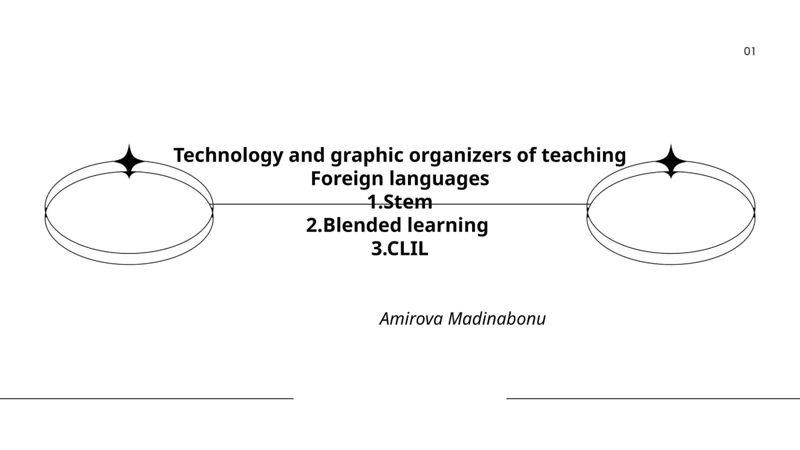 Technology and graphic organizers of teaching Foreign languages