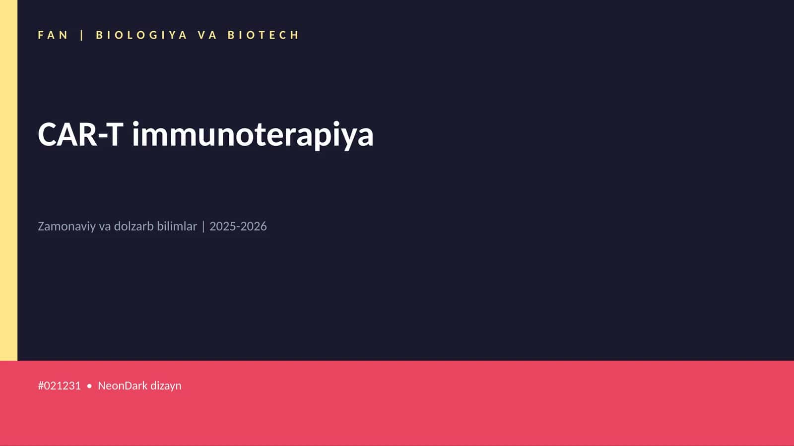 CAR-T immunoterapiya