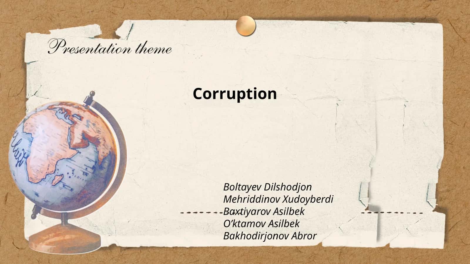 Corruption