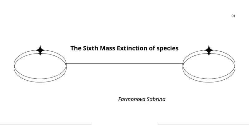 The Sixth Mass Extinction of species