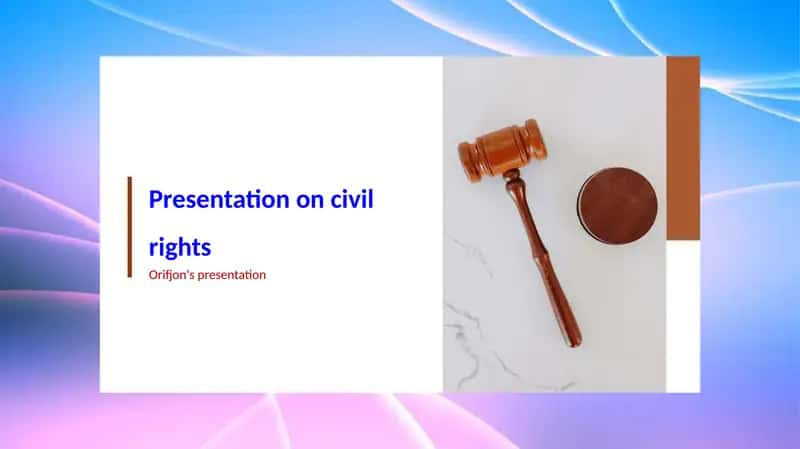 Civil Rights Presentation