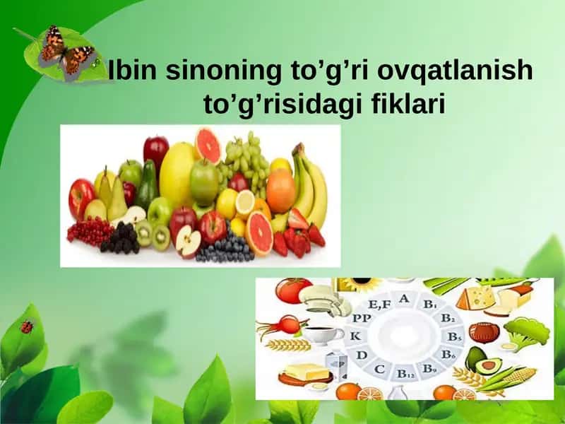 Massoviy ovqatlanishning to'g'ri ovqatlanish to'g'risidagi fikrlari