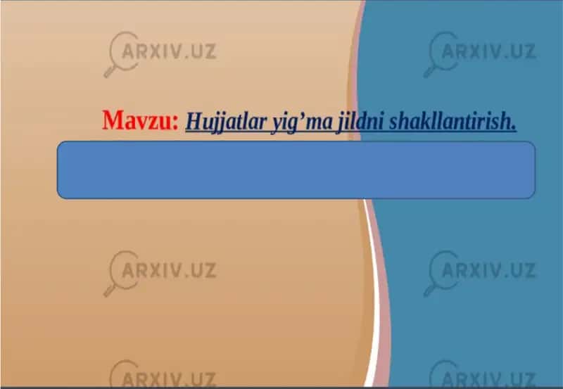 Hujjatlarning yig'ma jildlari