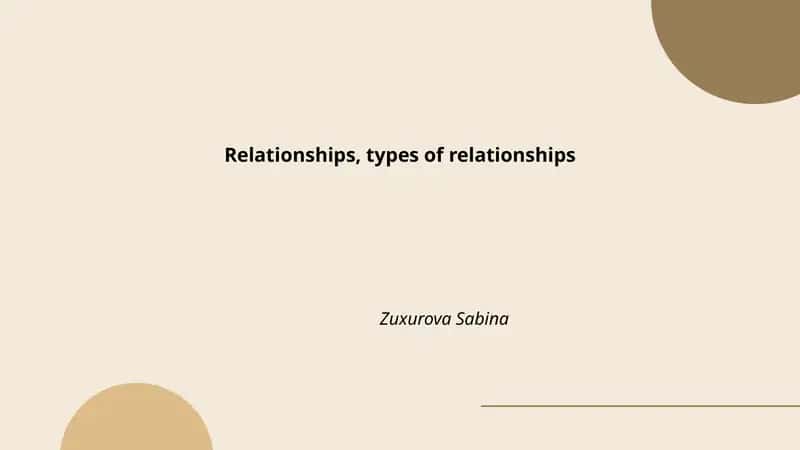 Romantic relationships