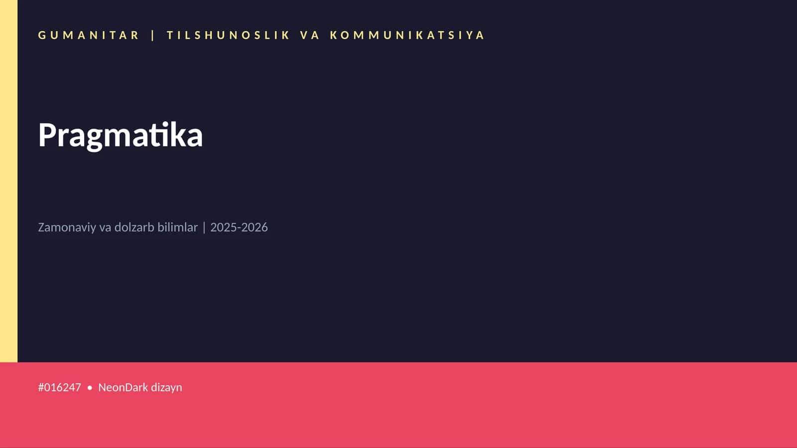 Pragmatika