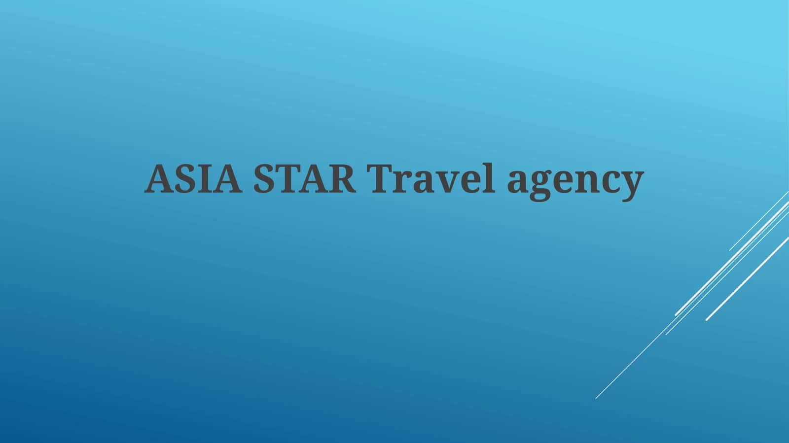 Asia Star Travel Agency