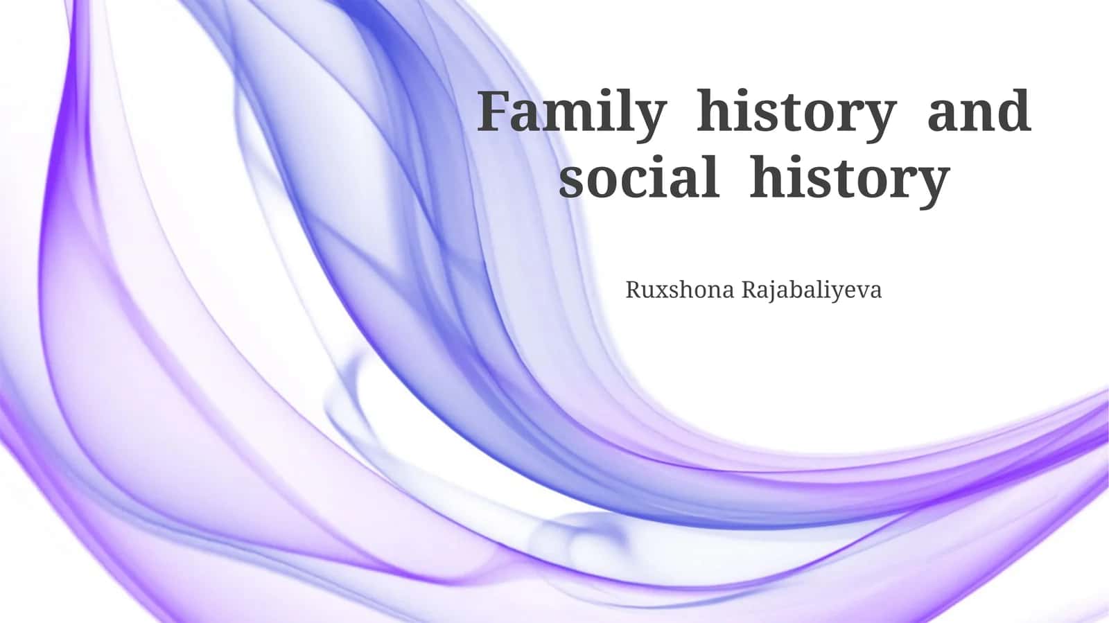 Family Stories as Social Narratives