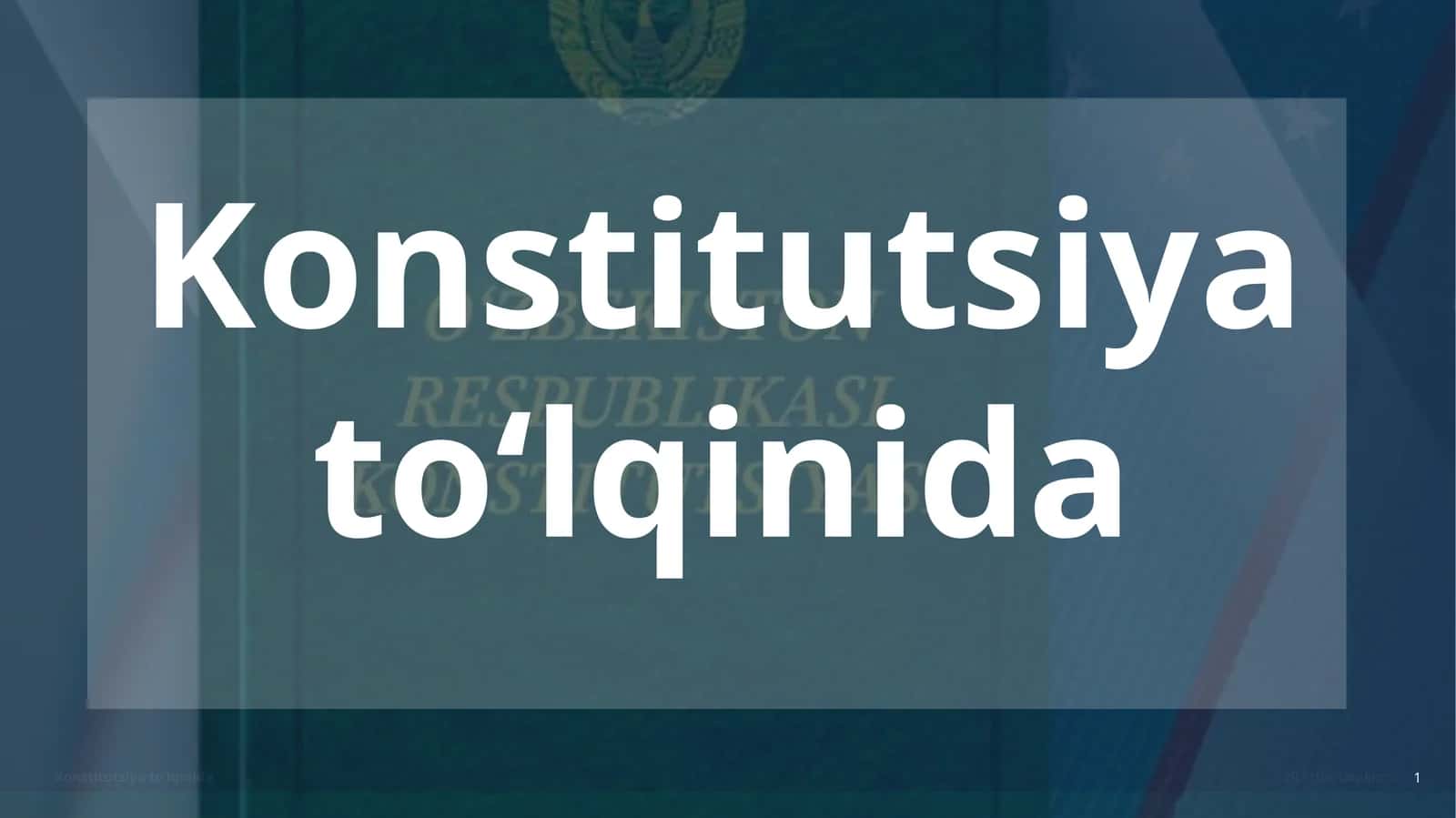 Konstitutsiya toʻlqinida