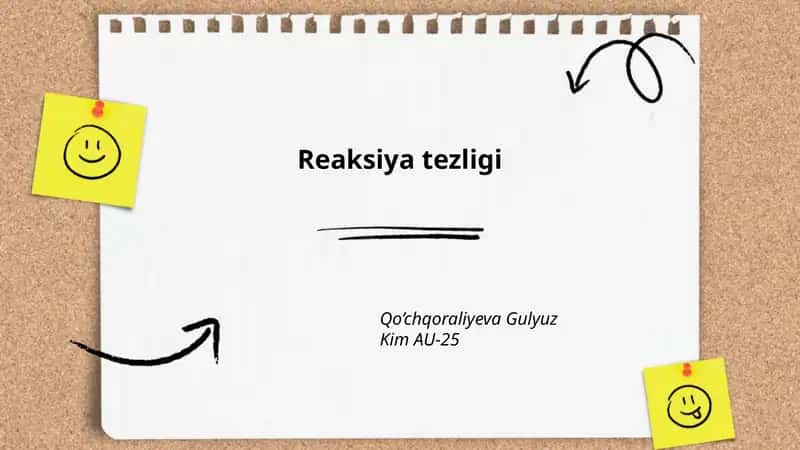 Reaksiya tezligi