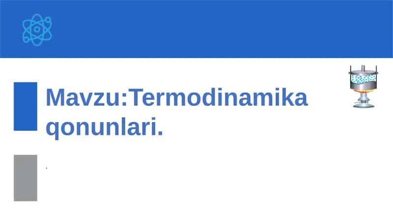 Termodinamika qonunlari