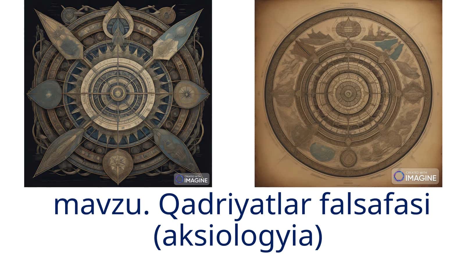 Qadriyatlar falsafasi(aksiologyia)