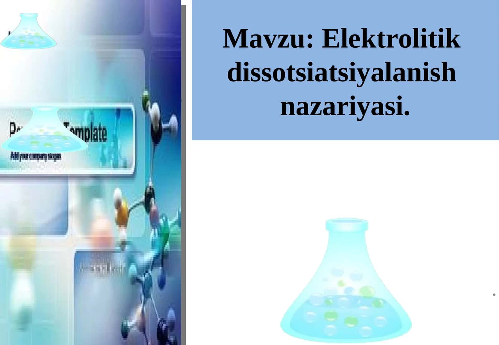 Elektrolitik dissotsiatsiyalanish nazariyasi