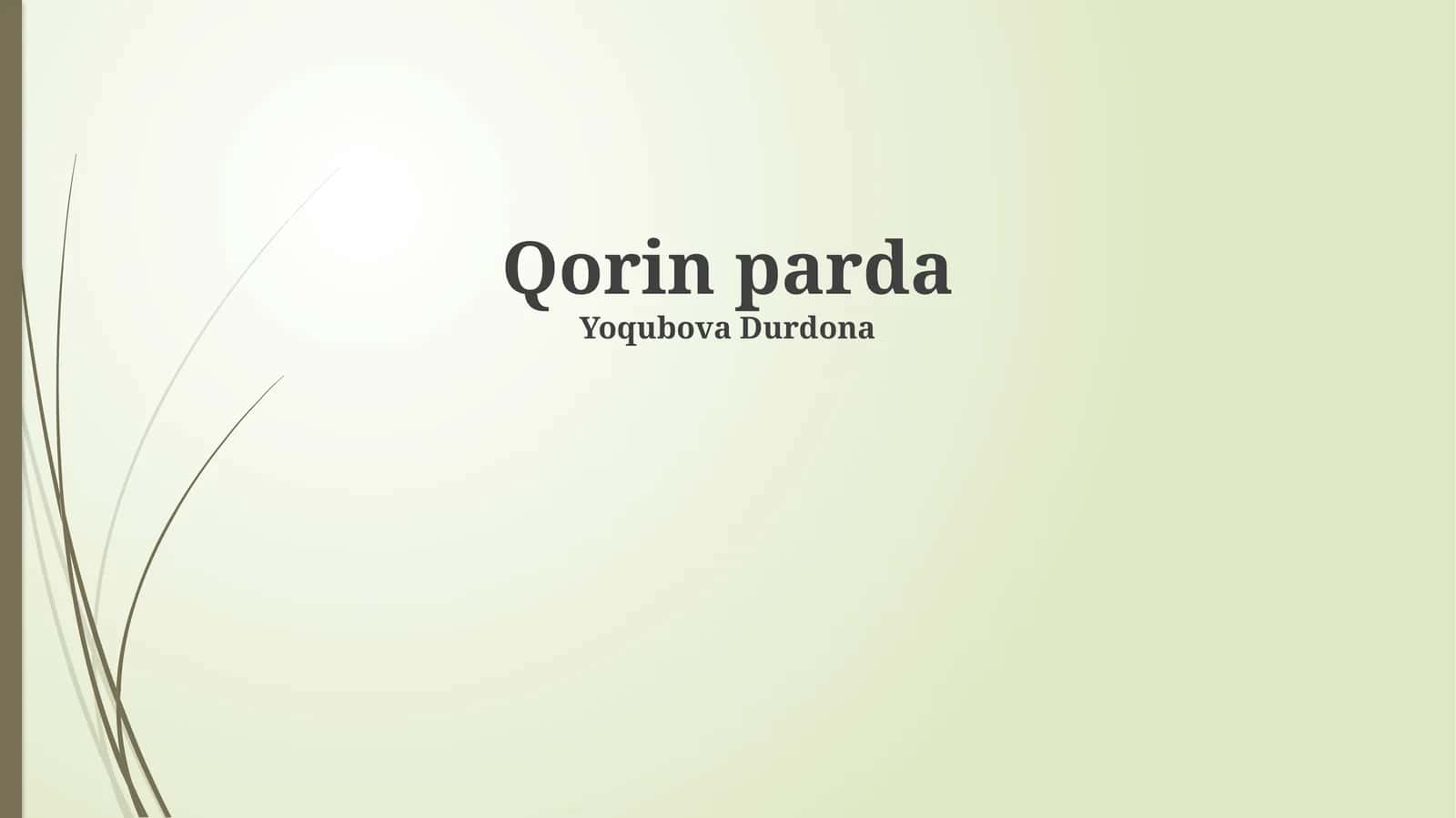 Qorin parda