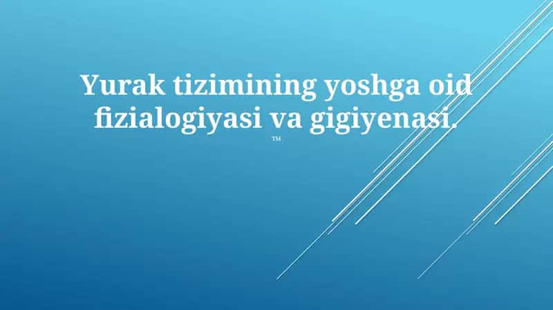 Yoshga bog'liq yurak tuzilishi va funksiyasidagi o'zgarishlar