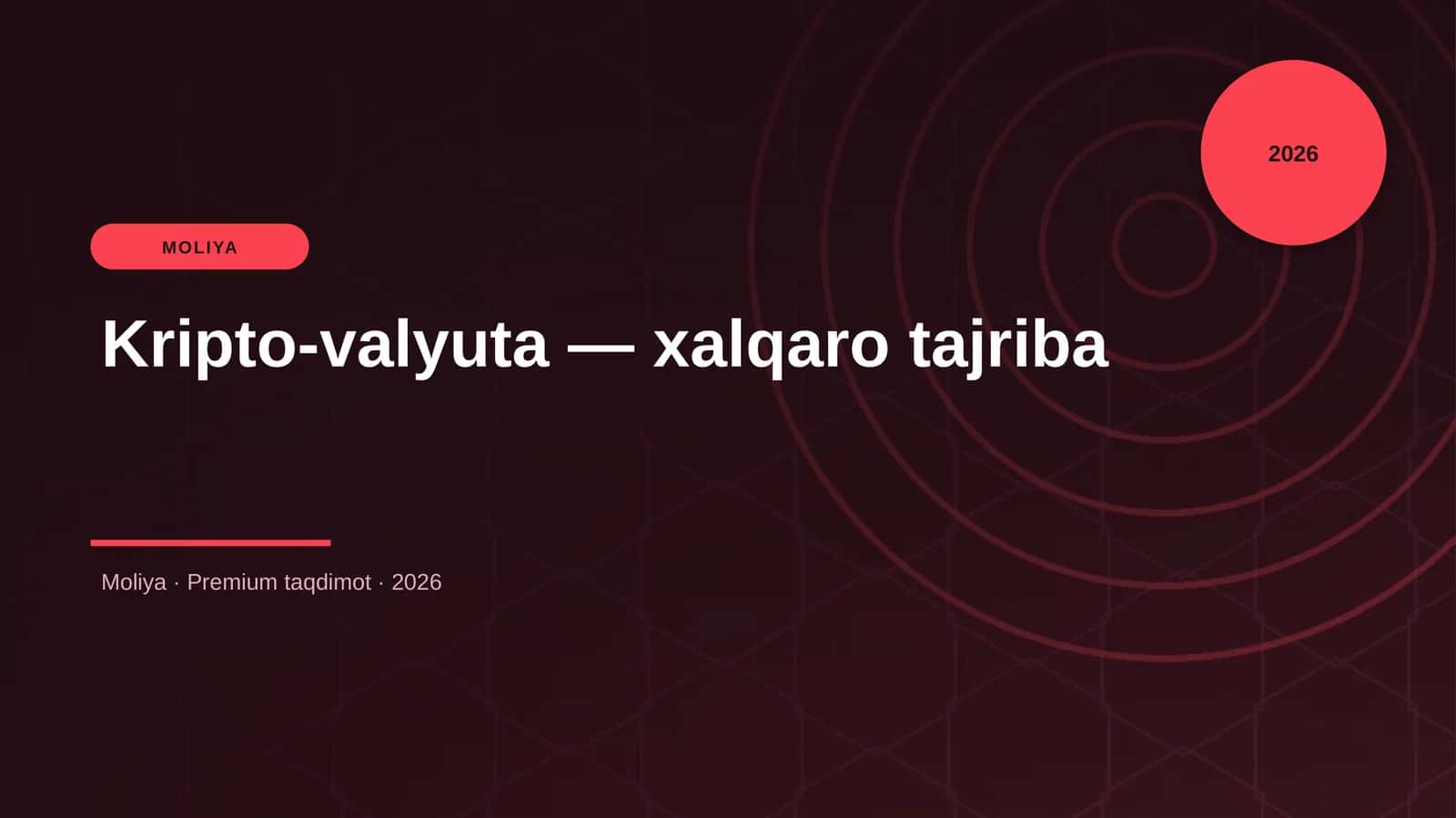 Kripto-valyuta — xalqaro tajriba