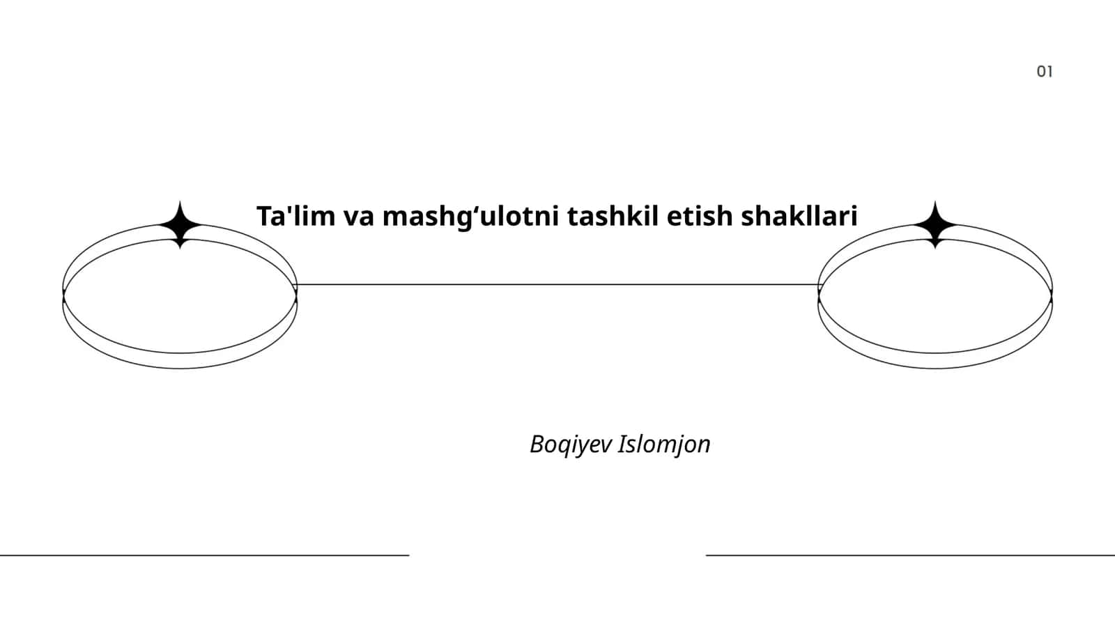 Ta'lim va mashgʻulotni tashkil etish shakllari