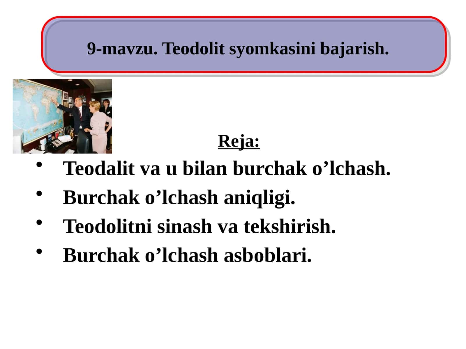 Teodolit va nivelir