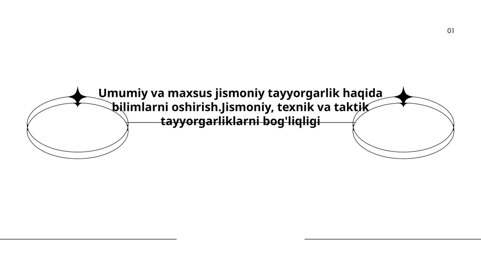 Umumiy va maxsus jismoniy tayyorgarlik haqida bilimlarni oshirish