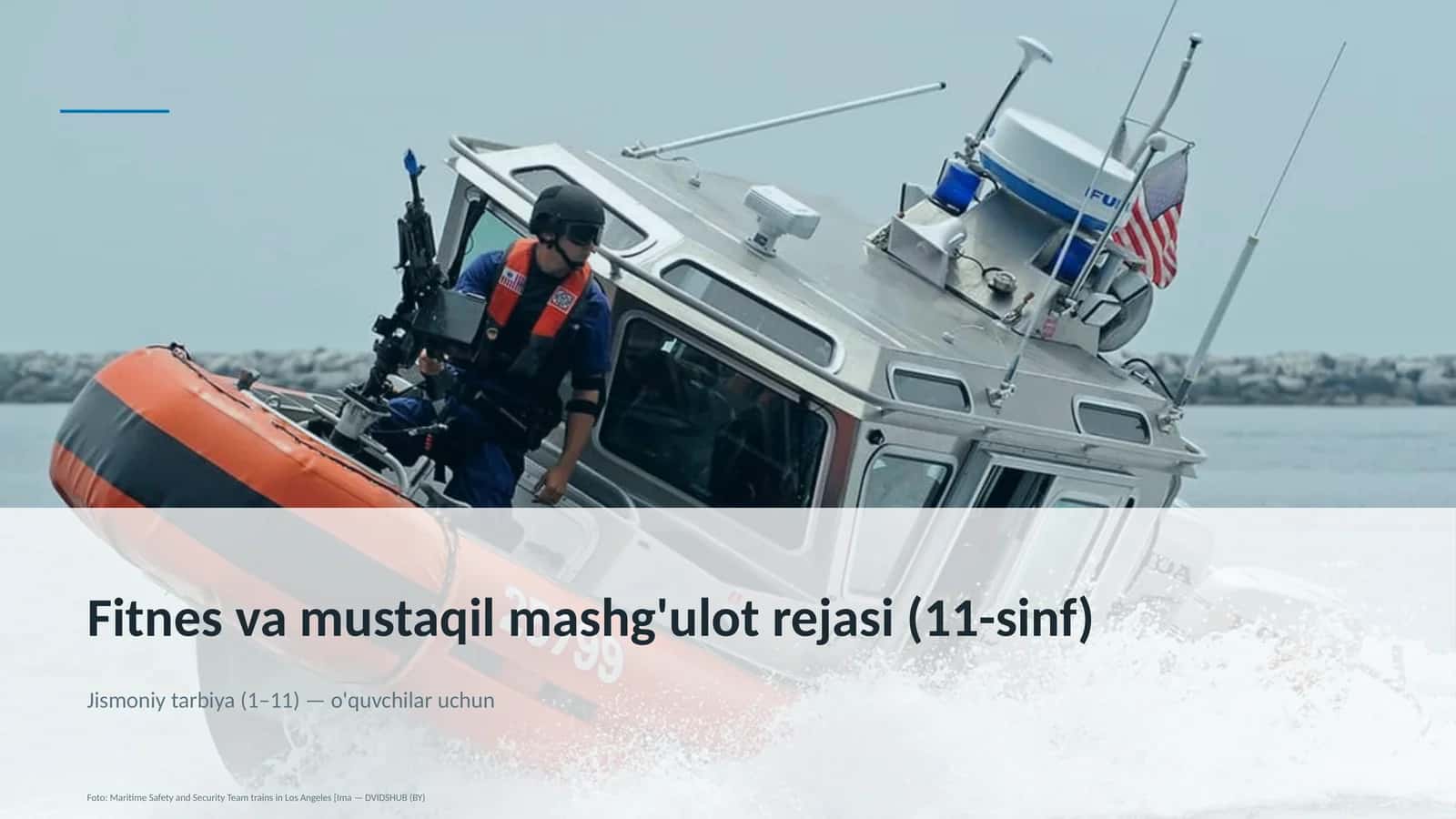 Fitnes va mustaqil mashg'ulot rejasi (11-sinf)