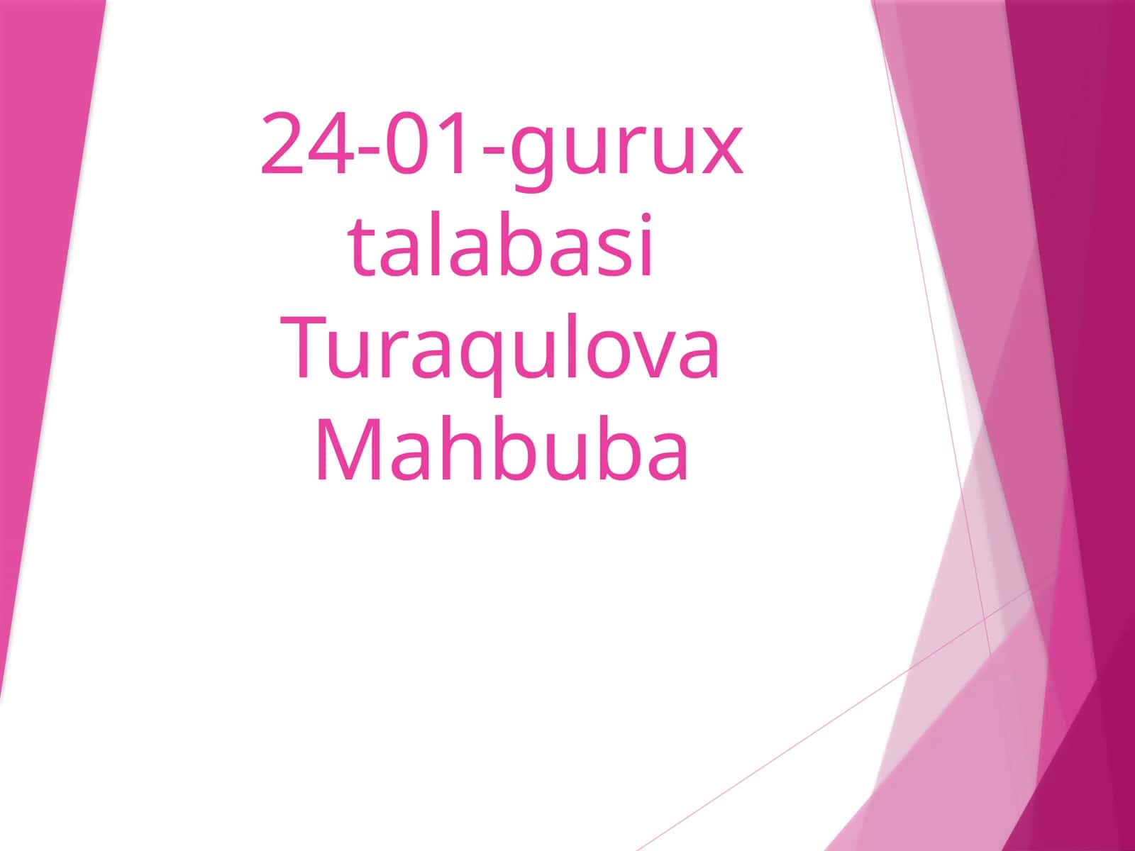 Pedagogik odob va o‘qituvchining muomala madaniyati
