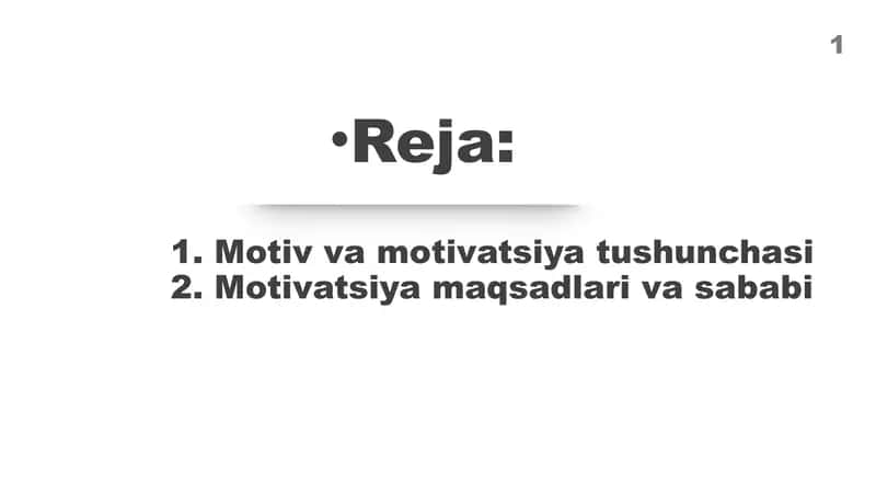 Motivatsiya