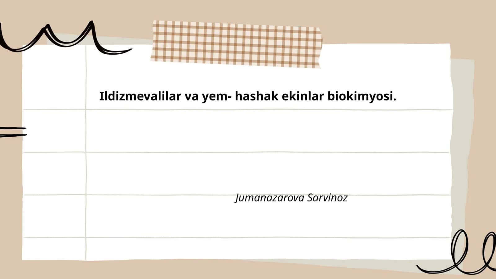 Ildizmevalilar va yem-hashak ekinlar biokimyosi