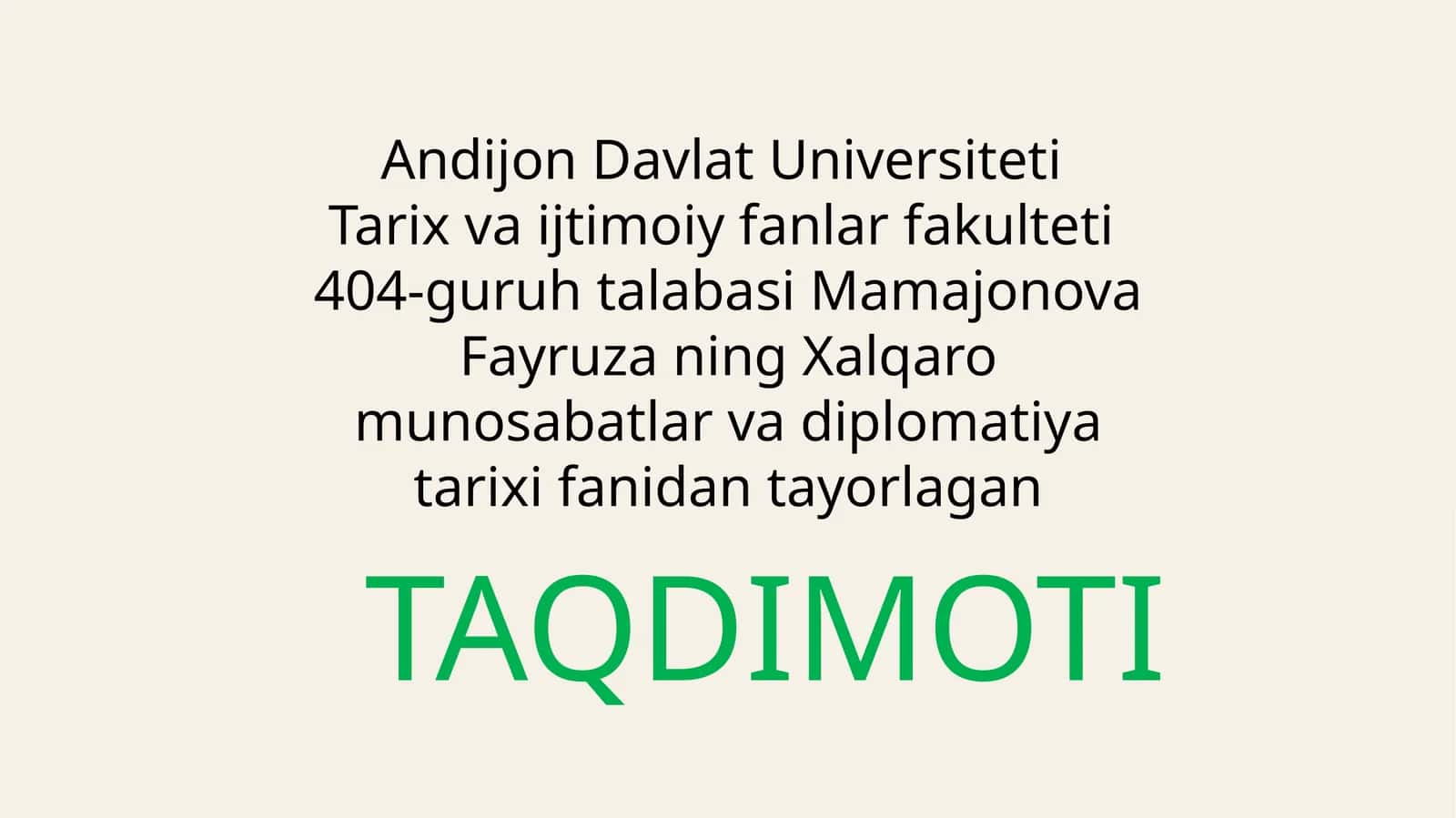 QADIMGI XITOY DIPLOMATIYASI Zhoudan Tanggacha bo‘lgan davrda marosim, savdo va qudrat uyg‘unligi