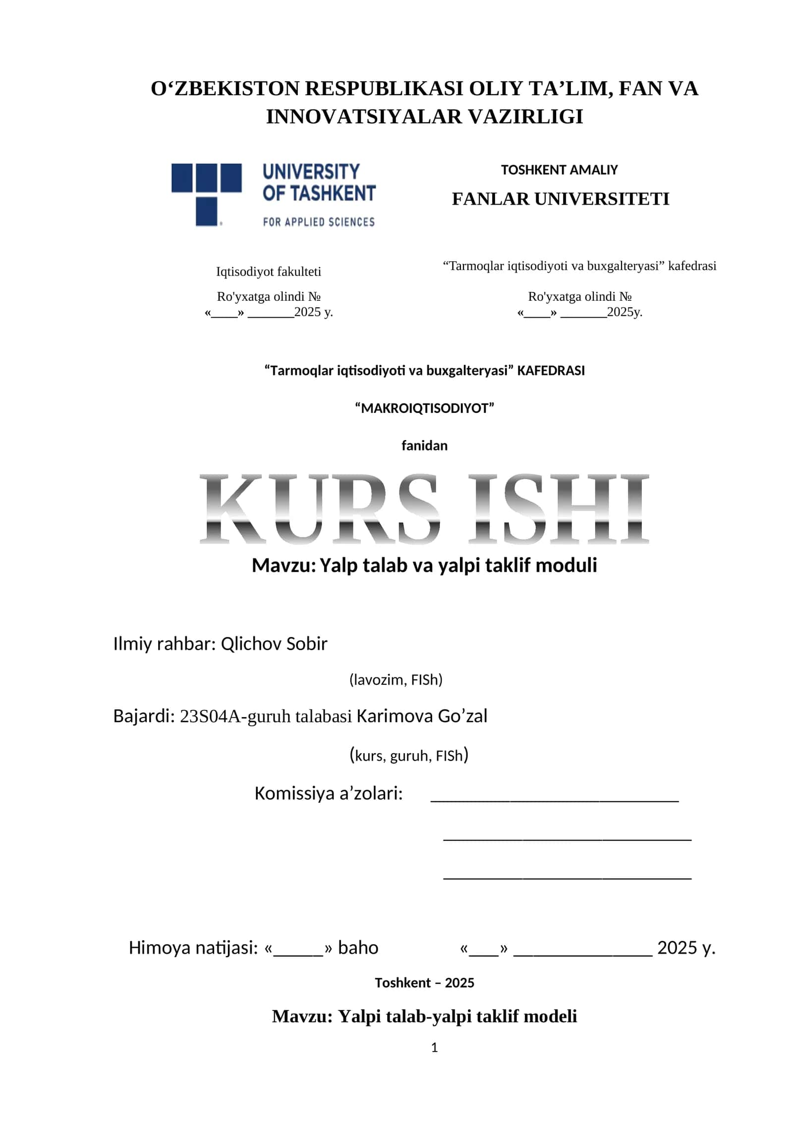 MAKROIQTISODIYOT