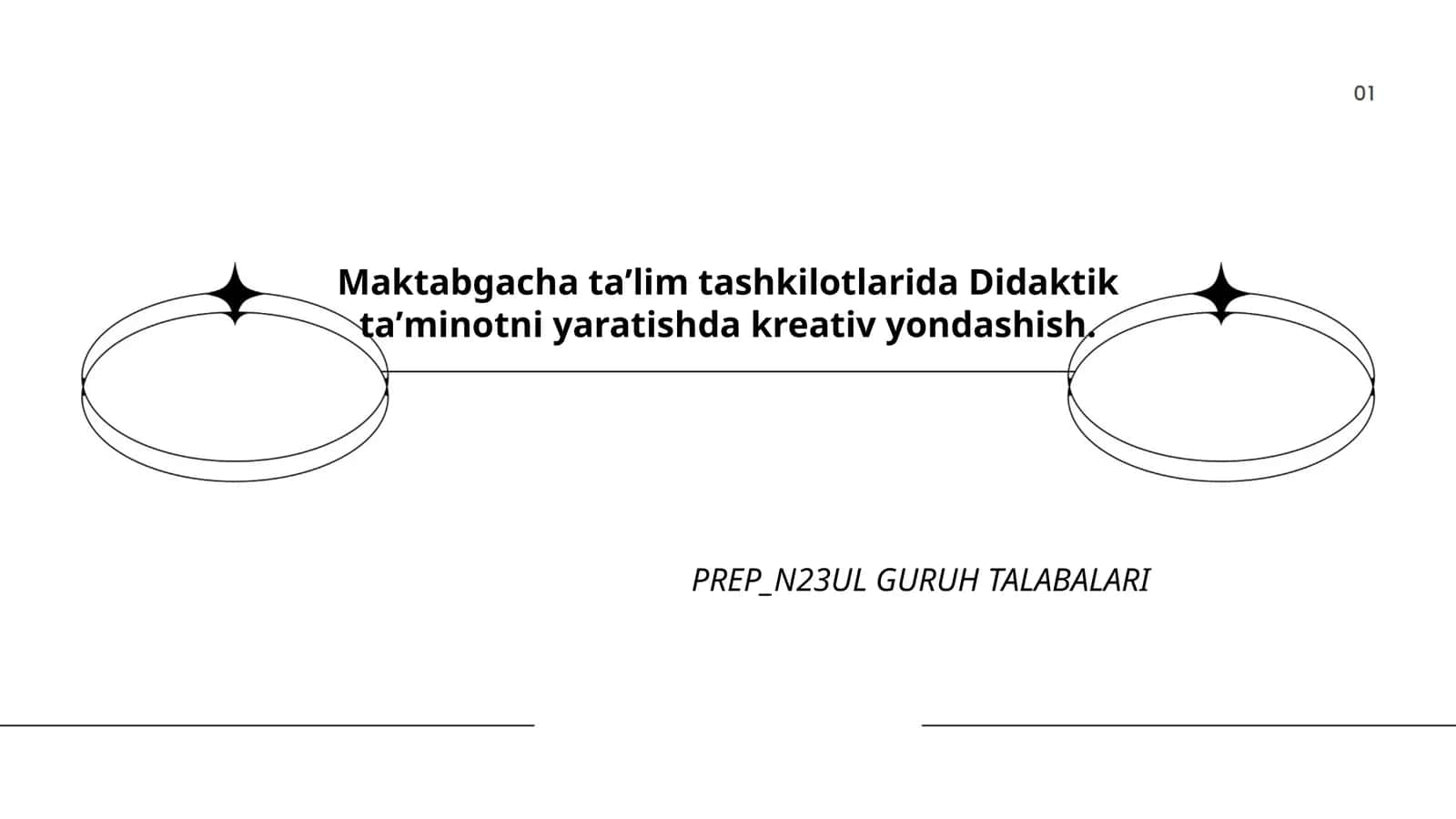 Maktabgacha taʼlim tashkilotlarida Didaktik taʼminotni yaratishda kreativ yondashish