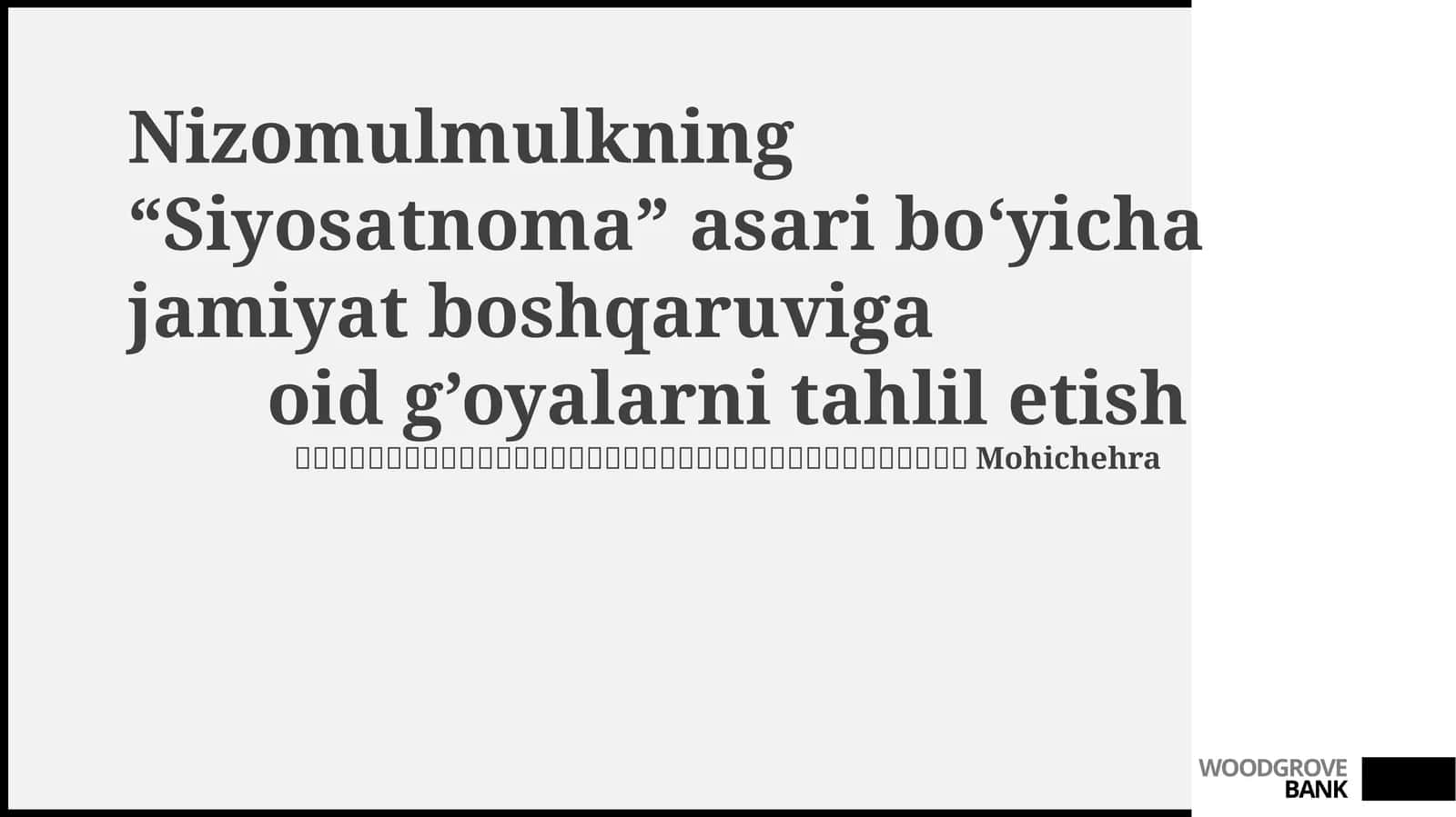 Nizomulmulkning Siyosatnoma