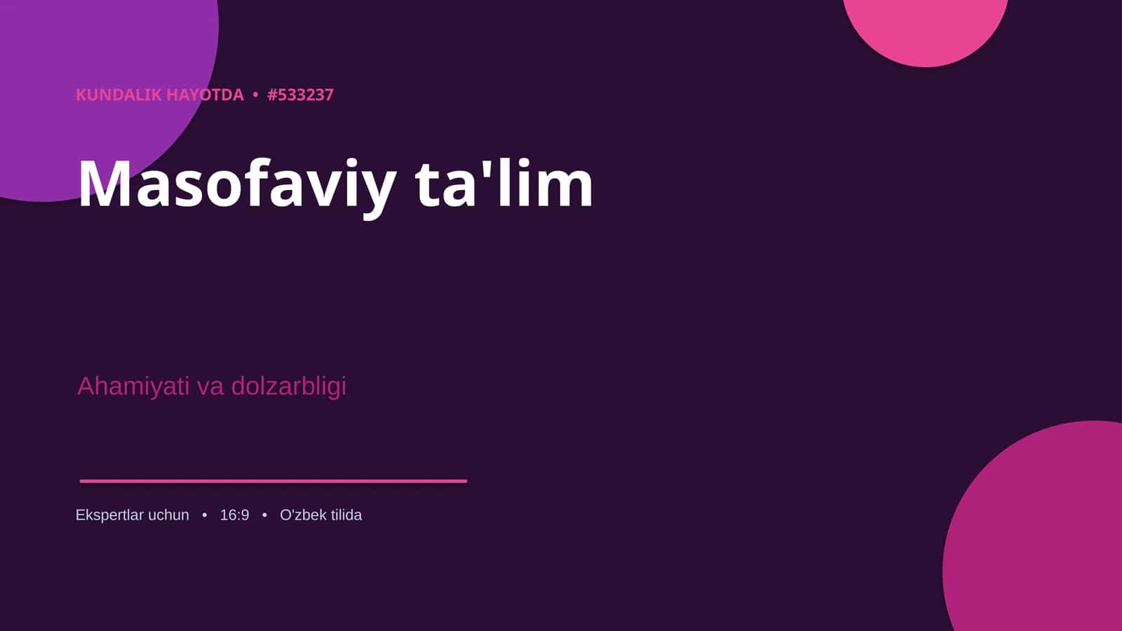 Kundalik Hayotda