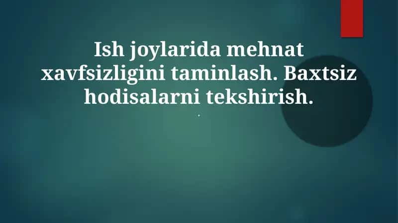 Xavfsizlik siyosati va xavf-xatarlarni boshqarish