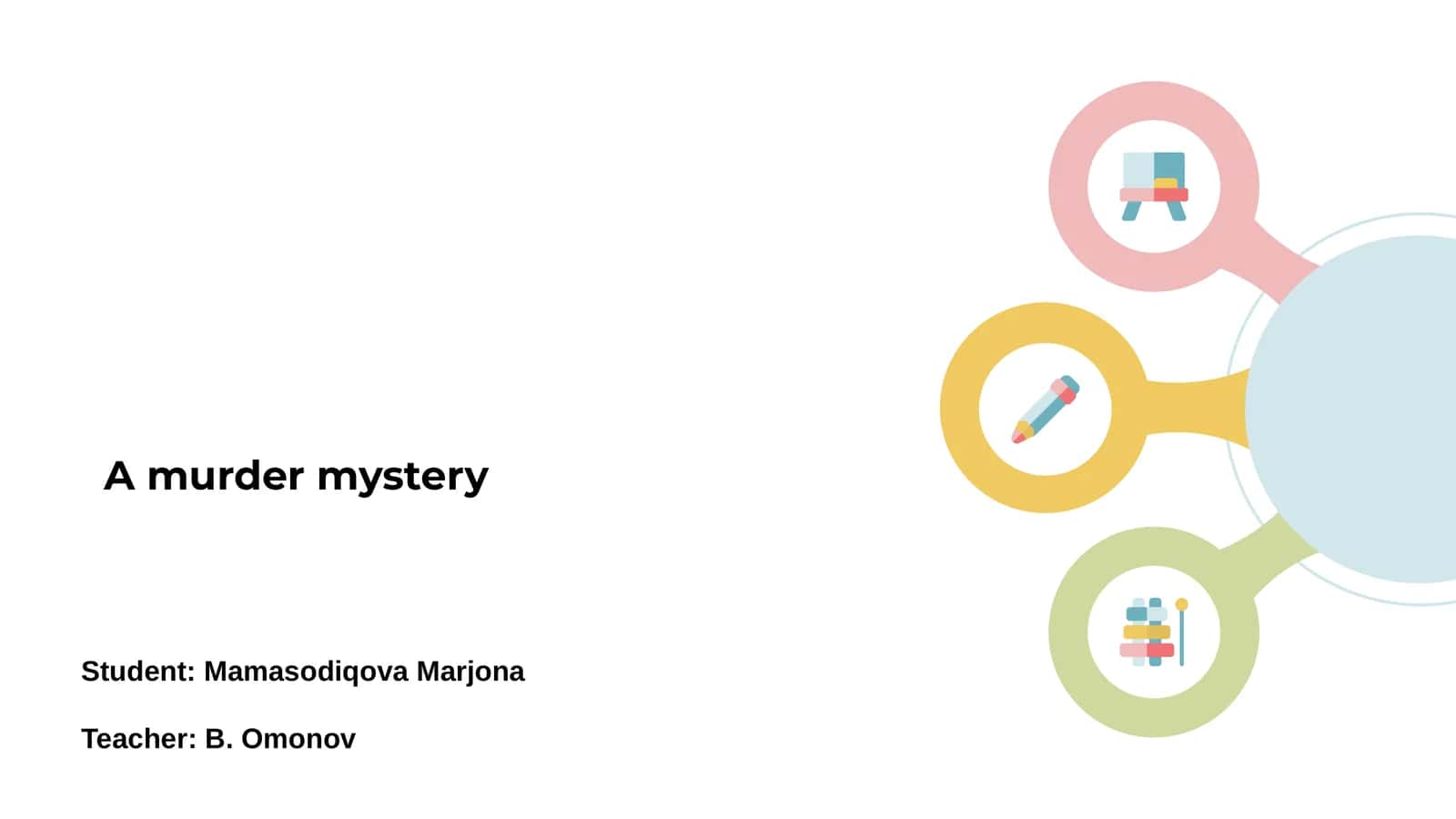 Introduction to the Murder Mystery