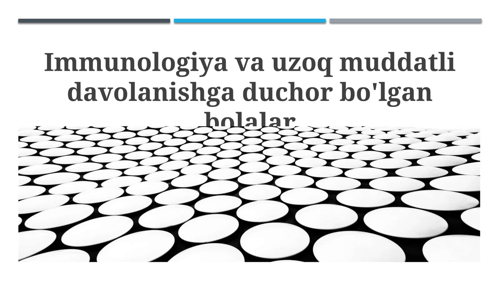 Immunologiya va uzoq muddatli davolanishga duchor bo'lgan bolalar