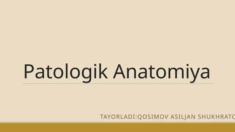 PatologikAnatomiya