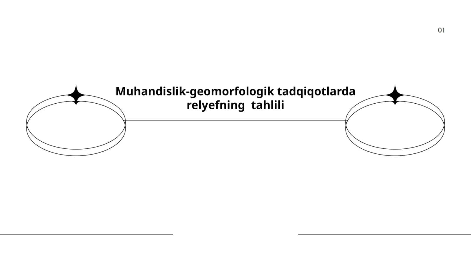 Muhandislik-geomorfologik tadqiqotlarda relyefning tahlili