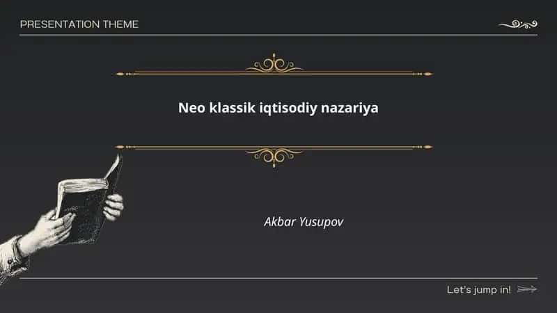 Neo klassik iqtisodiy nazariya