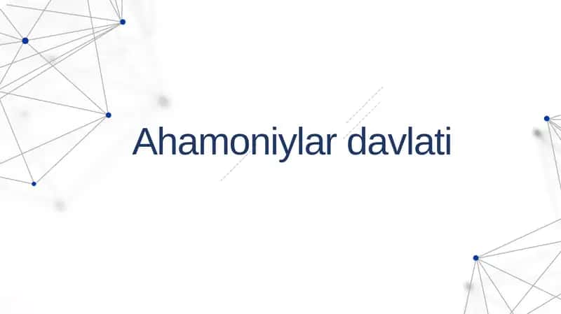 Ahamoniylardavlati