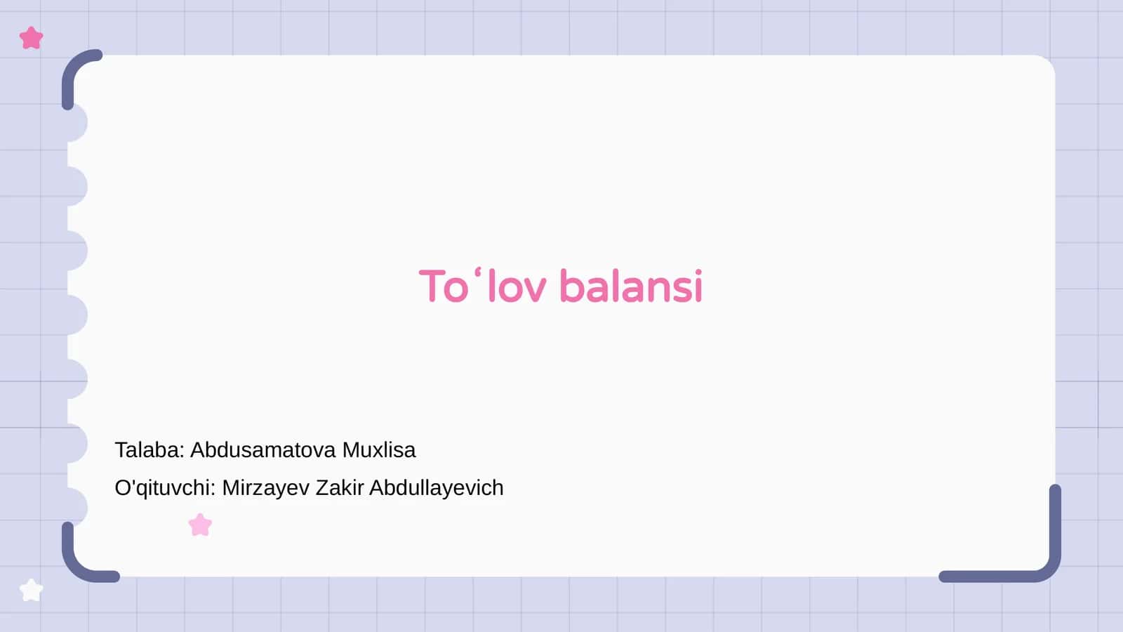 Toʻlov balansi