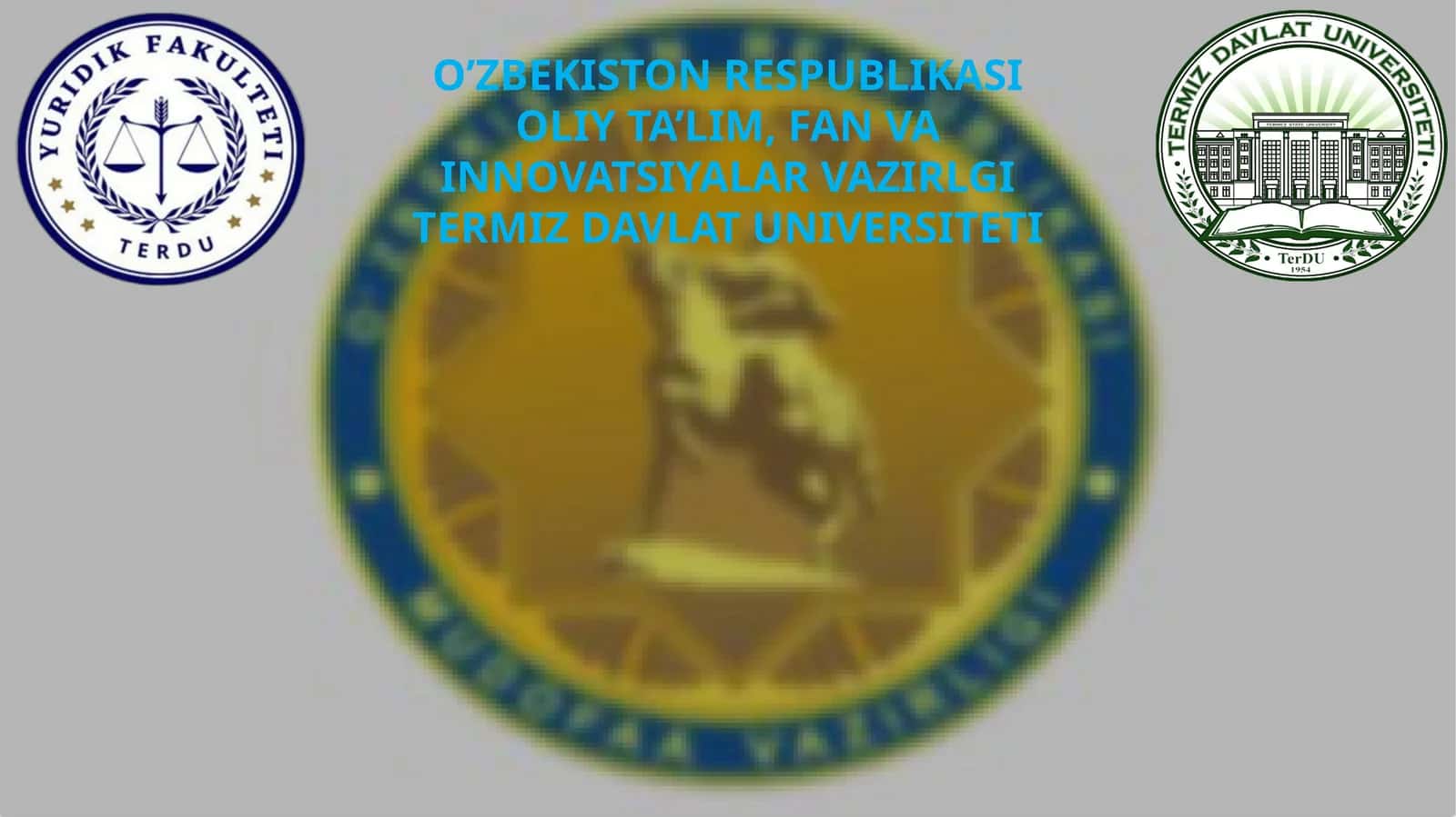 O’zbekiston Respublikasi Oliy Ta’lim, Fan va Innovatsiyalar Vazirligining Tashkiliyoti