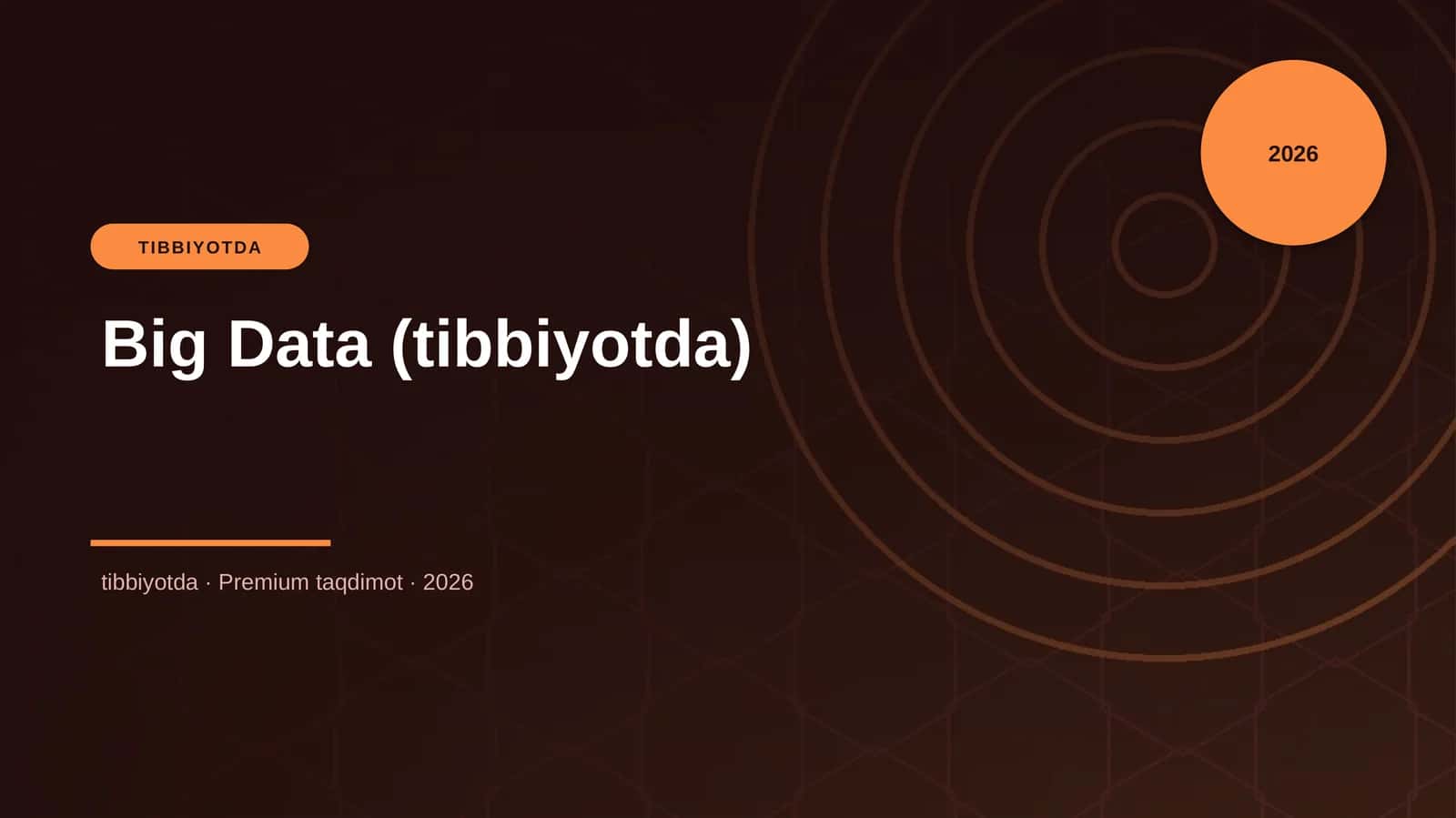 Big Data (tibbiyotda)