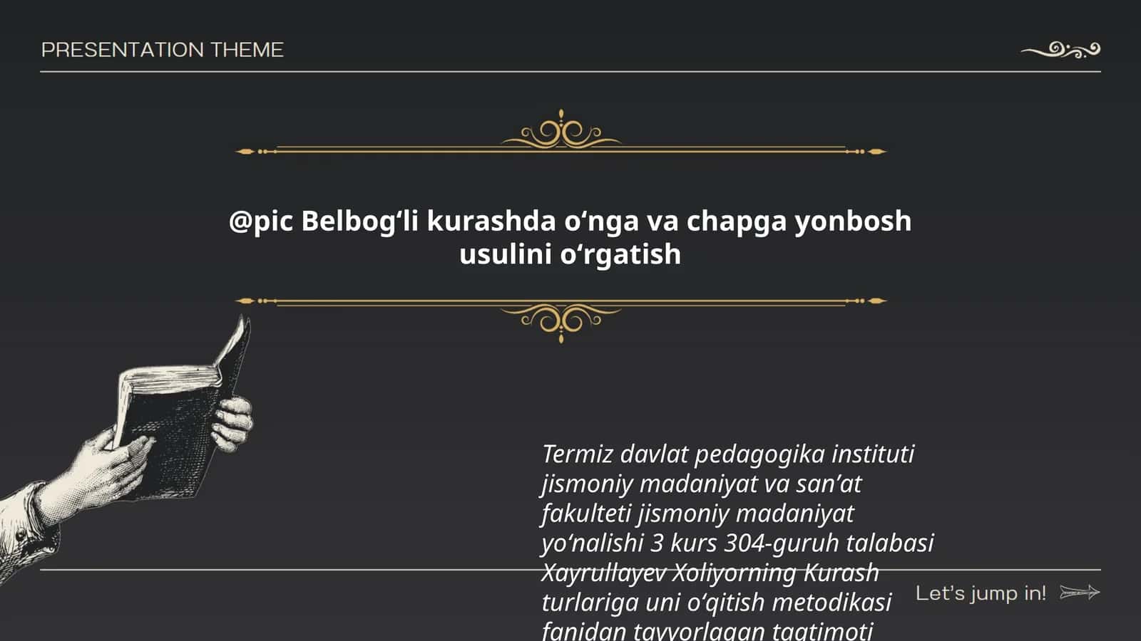 Kurash turlariga uni oʻqitish metodikasi