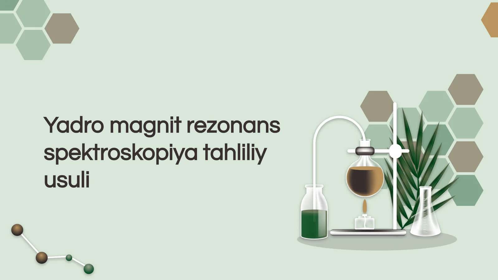 Yadro magnit rezonans spektroskopiya tahliliy usuli