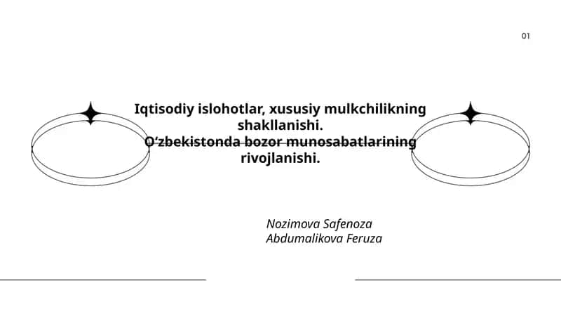 O‘zbekistonda iqtisodiy islohotlarning tarixiy bosqichlari