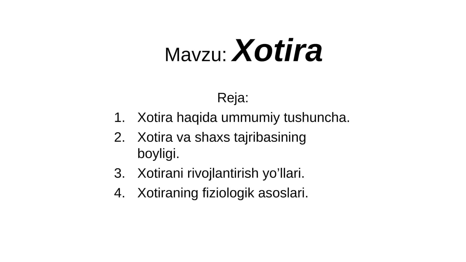 Xotira