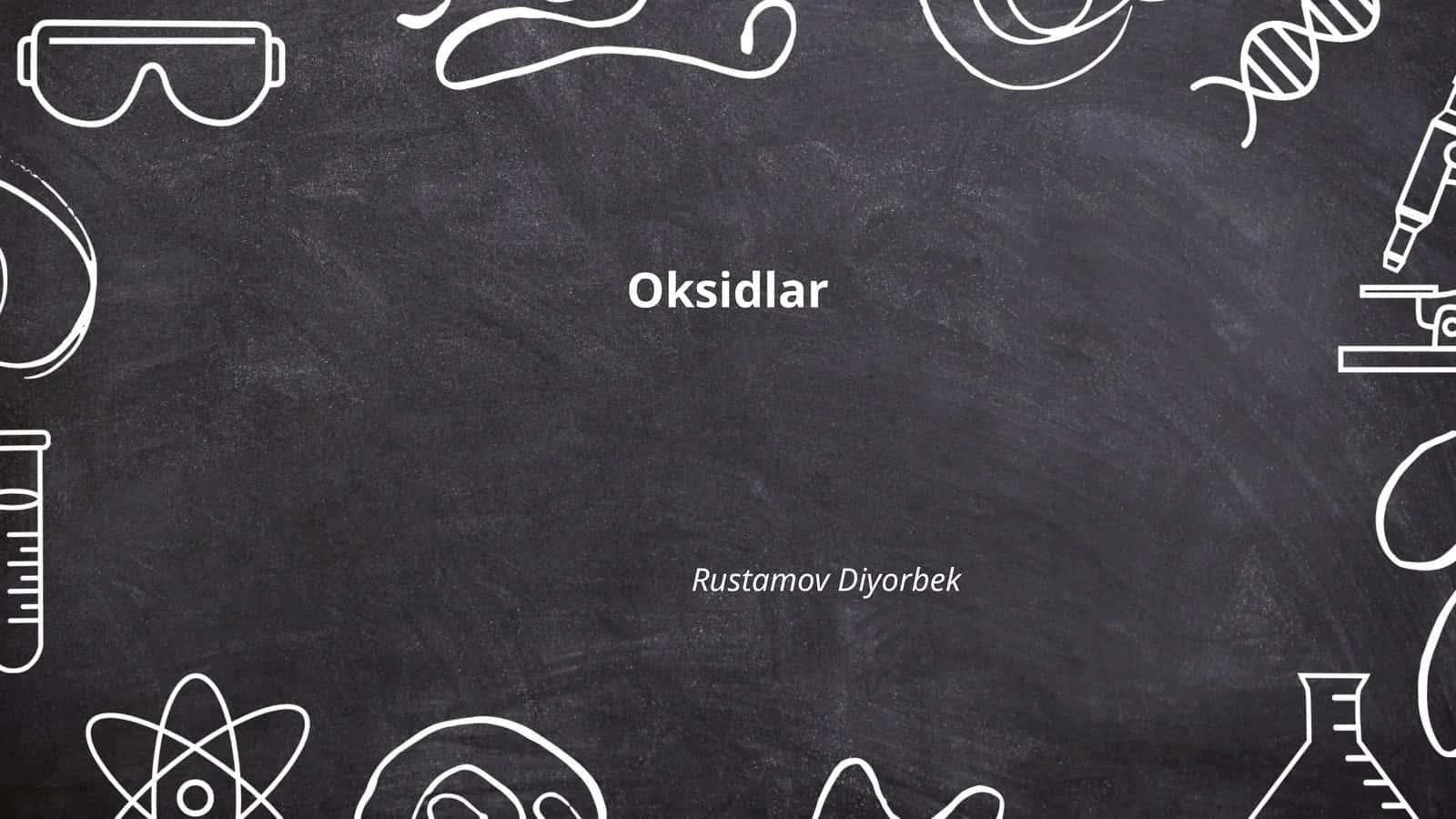 Oksidlar