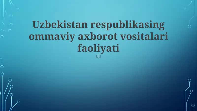 OAV: Televizor va Radio