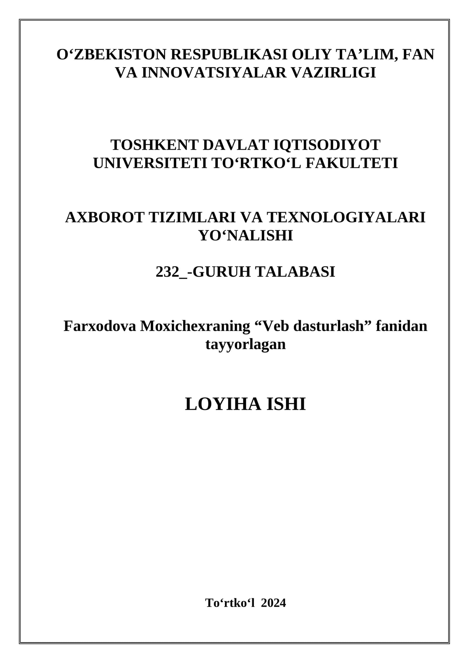 Kutubxona tizimi veb ilovasining ahamiyati va xususiyatlari