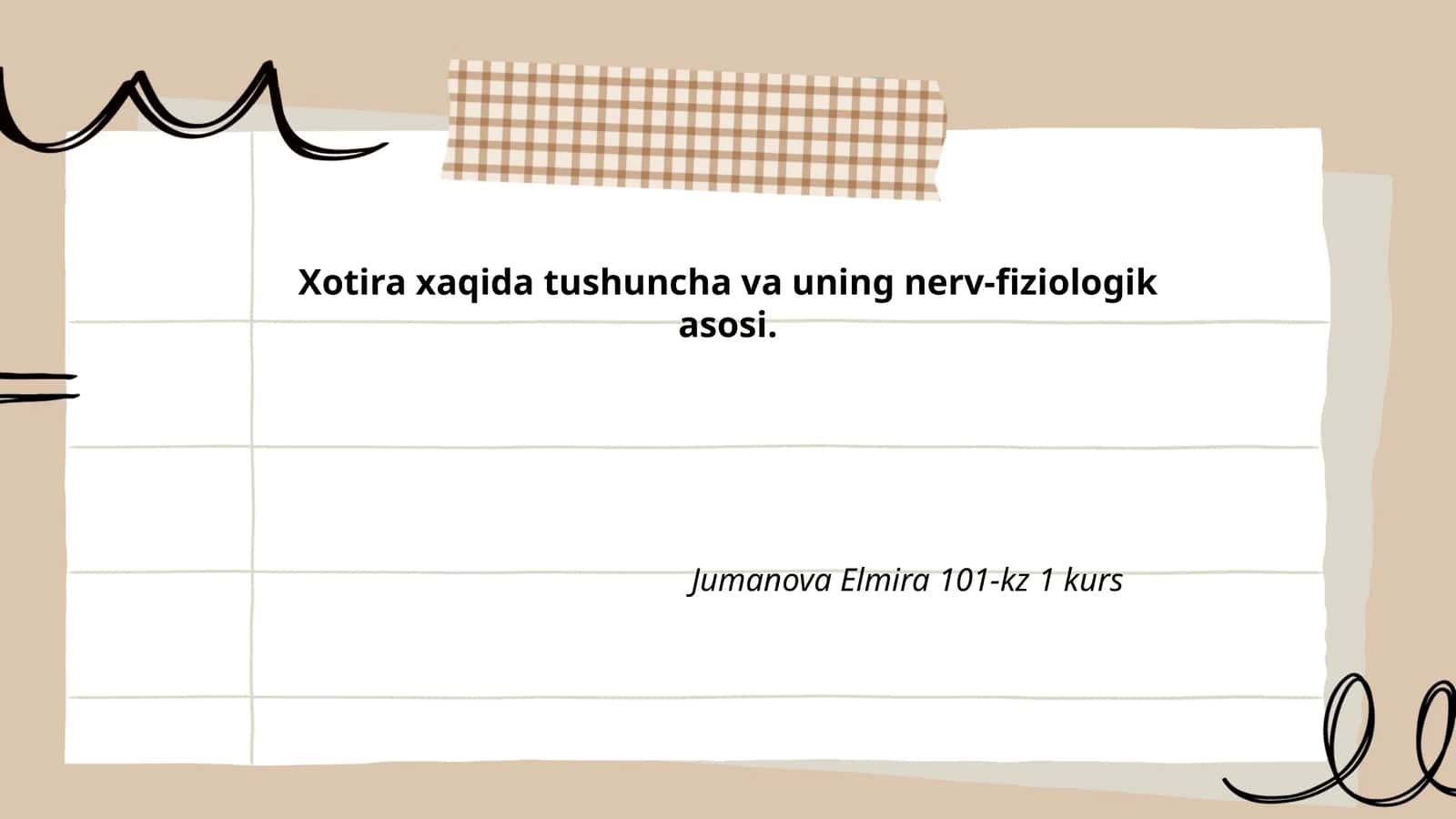 Xotira tushunchasi